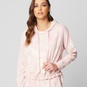 Blank NYC Hoodie Rosewater Tie Dyed Hoodie Pink Size Medium NEW